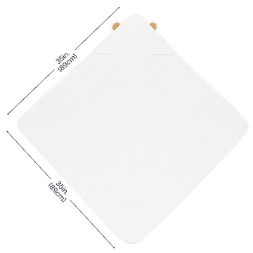 Natemia Baby Hooded Towel - Ultra Soft Rayon from Bamboo