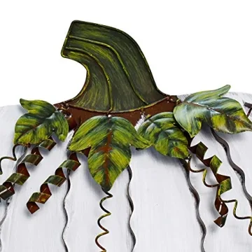 Metal Pumpkin Garden Stakes - Autumn Decorative Yard Signs - Indoor Outdoor Plant Flower Stake Fall Lawn Ornaments Pumpkin Decoration for Harvest Halloween (Pumpkin Family-B)