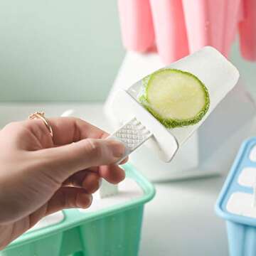 Popsicle Molds 6 Pieces Silicone Ice Pop Molds BPA Free Popsicle Mold Reusable Easy Release Ice Pop Maker