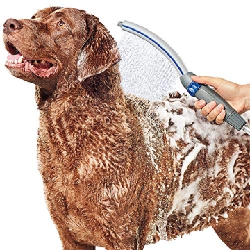 Effortless Dog Bathing with Waterpik Pet Wand Pro Sprayer