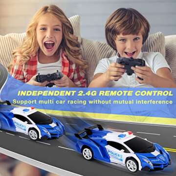 Dolanus Remote Control Car - Transform Robot RC Cars Contains All Batteries: One-Button Deformation ...