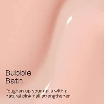 OPI Nail Envy Strengthener Bubble Bath | Sheer Nude Pink Crème Strengthening Nail Polish Treatment | For Weak & Thin Nails