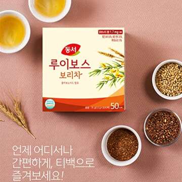 Korean Rooibos Roasted Barley Tea 50 Bags