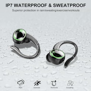 Bluetooth 5.4 Wireless Earbuds for Sports and Fitness
