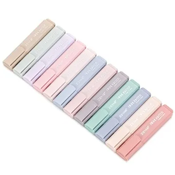 ZEYAR Highlighter Pen - 12 Aesthetic Colors for All