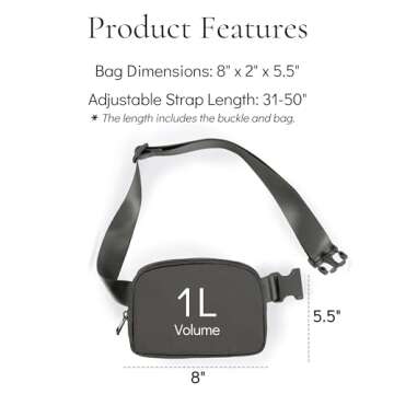 Trendy Waterproof Fanny Pack Crossbody for All Ages