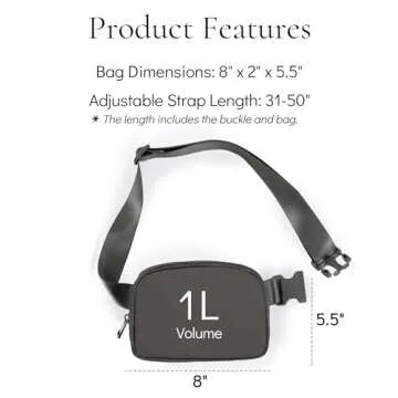 Trendy Waterproof Fanny Pack Crossbody for All Ages