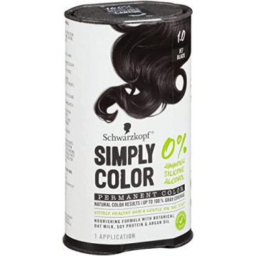 Schwarzkopf Simply Color 1.0 Jet Black - Ammonia Free Hair Dye