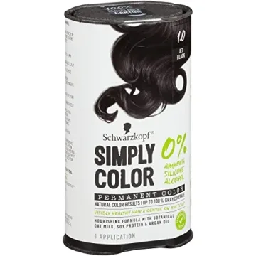 Schwarzkopf Simply Color 1.0 Jet Black - Ammonia Free Hair Dye