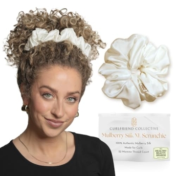 Luxury Mulberry Silk Extra Large Hair Scrunchies for Women
