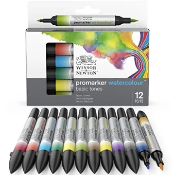 Winsor & Newton ProMarker Watercolor Marker Set for Artists