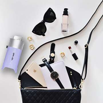 AFULILI Compact Travel Umbrella - UV Protection & Lightweight Design