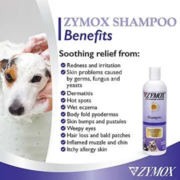 PET KING BRANDS ZYMOX Shampoo for Dogs and Cats, 12oz