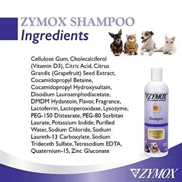 PET KING BRANDS ZYMOX Shampoo for Dogs and Cats, 12oz