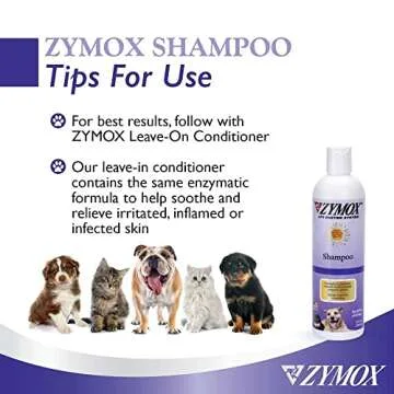 PET KING BRANDS ZYMOX Shampoo for Dogs and Cats, 12oz