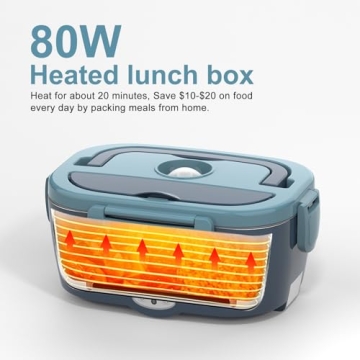 WisaKey Electric Lunch Box - Portable Food Warmer for All