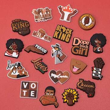 UNN Shoes Charms for Everyone - Black Lives Matter Decoration