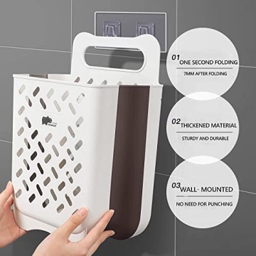 Large Space Saving Collapsible Laundry Basket Organizer