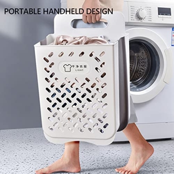 Large Space Saving Collapsible Laundry Basket Organizer