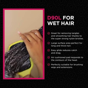 Denman Tangle Tamer Ultra Detangling Brush for Curly Hair