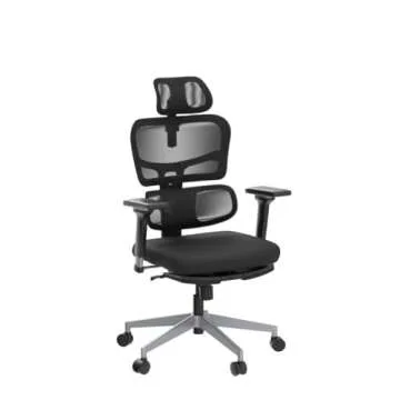 Newtral Ergonomic Office Chair - Adjustable Lumbar Support & Footrest