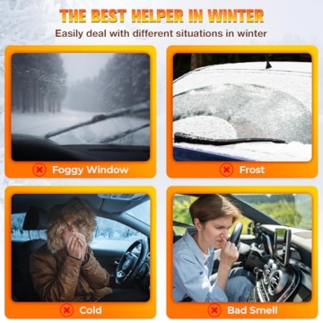 Katroiy Portable Car Heater 12V Defroster for Vehicles