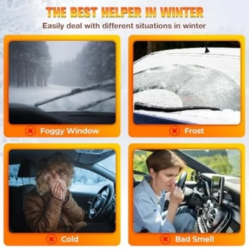 Katroiy Portable Car Heater 12V Defroster for Vehicles