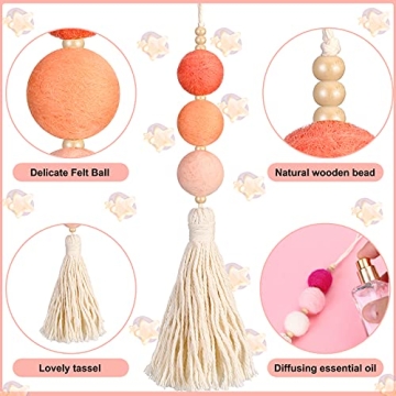 Colorful Essential Oil Car Diffusers Set of 6