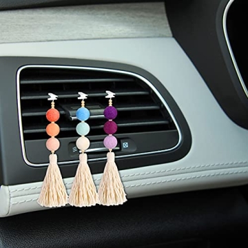 Colorful Essential Oil Car Diffusers Set of 6
