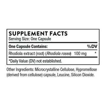 THORNE Adaptogen & Adrenal Support Bundle - Natural Solutions for Coping with Stress - Rhodiola and Adrenal Cortex - 60 Servings