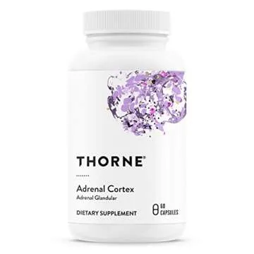 THORNE Adaptogen & Adrenal Support Bundle - Natural Solutions for Coping with Stress - Rhodiola and Adrenal Cortex - 60 Servings