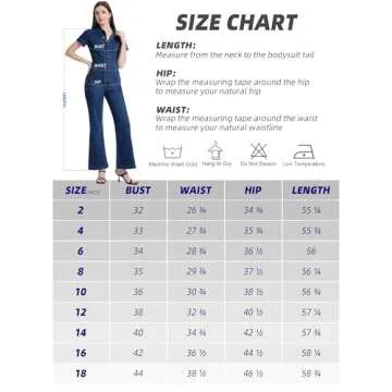 Qazel Vorrlon Denim Jumpsuit for Women Flare Wide Leg Blue Jean Jumper Short Sleeve Button Stretch Long Romper Pants