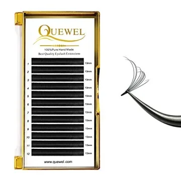 QUEWEL Volume Eyelash Extensions - Easy Fan 0.03-0.12mm