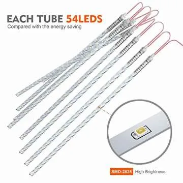 Bright BlueFire Meteor Shower Lights for Festive Decor