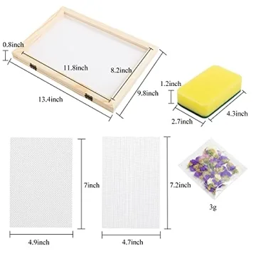 Eage Paper Making Screen Frame A4 DIY Creative Kit