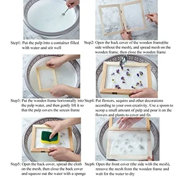 Eage Paper Making Screen Frame A4 DIY Creative Kit