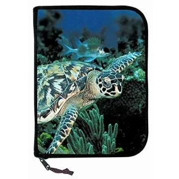 Scuba Diving Log Book - 3-Ring Zipper Binder Turtle