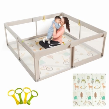 Mloong Extra Large Playpen for Babies and Toddlers