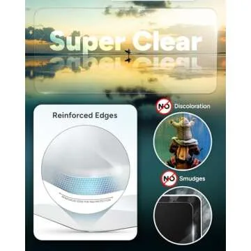 ZAGG Glass+ Screen Protector for iPhone 15 - Stronger & Smudge-Free