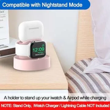 SOKUSIN Apple Watch and AirPods Charger Stand - Compact & Stylish