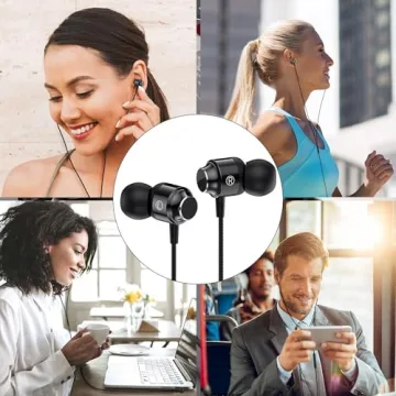 Wired Earbuds for iPhone with HiFi Sound & Controls
