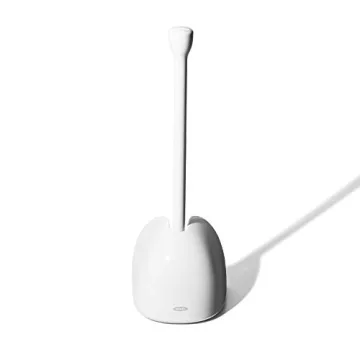 OXO Good Grips Toilet Plunger with Cover White Efficient