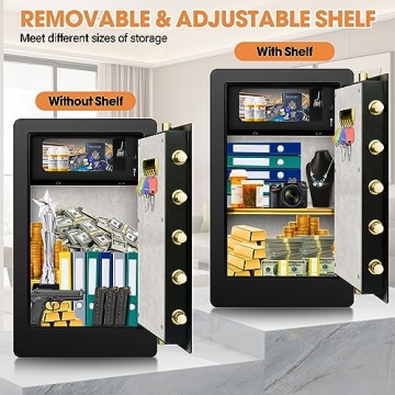 4.8 Cu ft Extra Large Fireproof Security Safe for Valuables