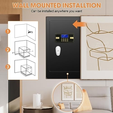 4.8 Cu ft Extra Large Fireproof Security Safe for Valuables