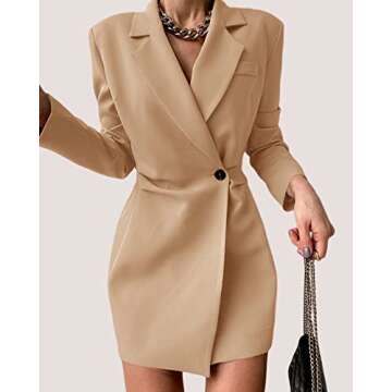 Elegant Hdieso Blazer Dress for Women - Stylish Office Wear
