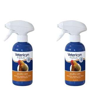 Vetericyn Poultry Care Spray Plus | Wound Spray for Chickens & Other Birds – Non-Toxic & Made in t...