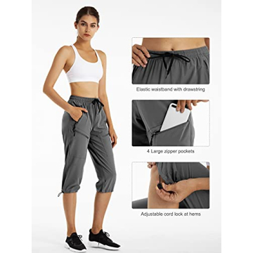 Atronele Women's Quick Dry Hiking Pants with Pockets