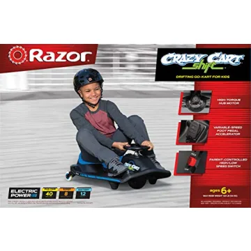 Razor Crazy Cart Shift Go Kart for Kids 6+ - Drifting Fun