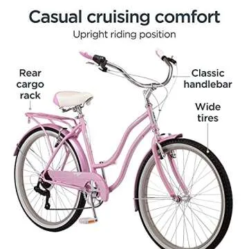 Schwinn Perla Beach Cruiser for Stylish Comfortable Rides