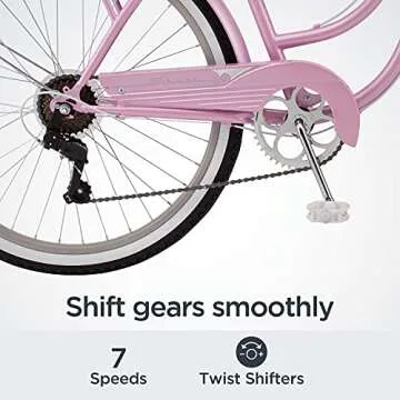 Schwinn Perla Beach Cruiser for Stylish Comfortable Rides